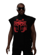 Vitruvian Black Boxy Vest - Image 5