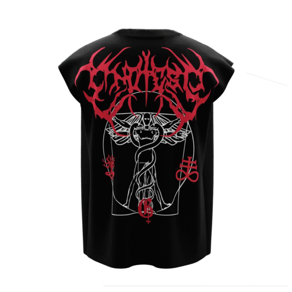 Vitruvian Black Boxy Vest