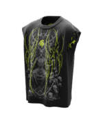 Kshama Unisex Black Boxy Vest - Image 6