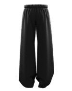 Maxus Black Unisex Straight Fit Baggy Pants - Image 4