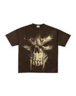 Punisher Brown Boxy Oversized Tshirt - Image 5