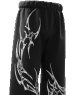 Raudra Unisex Straight Fit Baggy Pants - Image 3