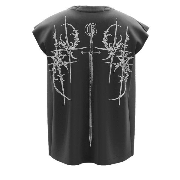 Charcoal Demon Boxy Unisex Vest
