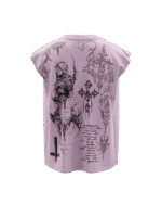 Coral Ghost Boxy Unisex Vest