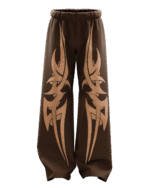 Razor Brown Straight Fit Baggy Pants