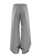 Haunt Unisex Grey Straight Fit Baggy Pants - Image 2