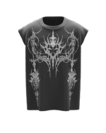 Charcoal Demon Boxy Unisex Vest - Image 2
