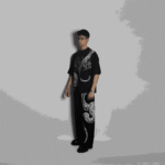 Kotsu Black Unisex Boxy Oversized Tshirt - Image 3